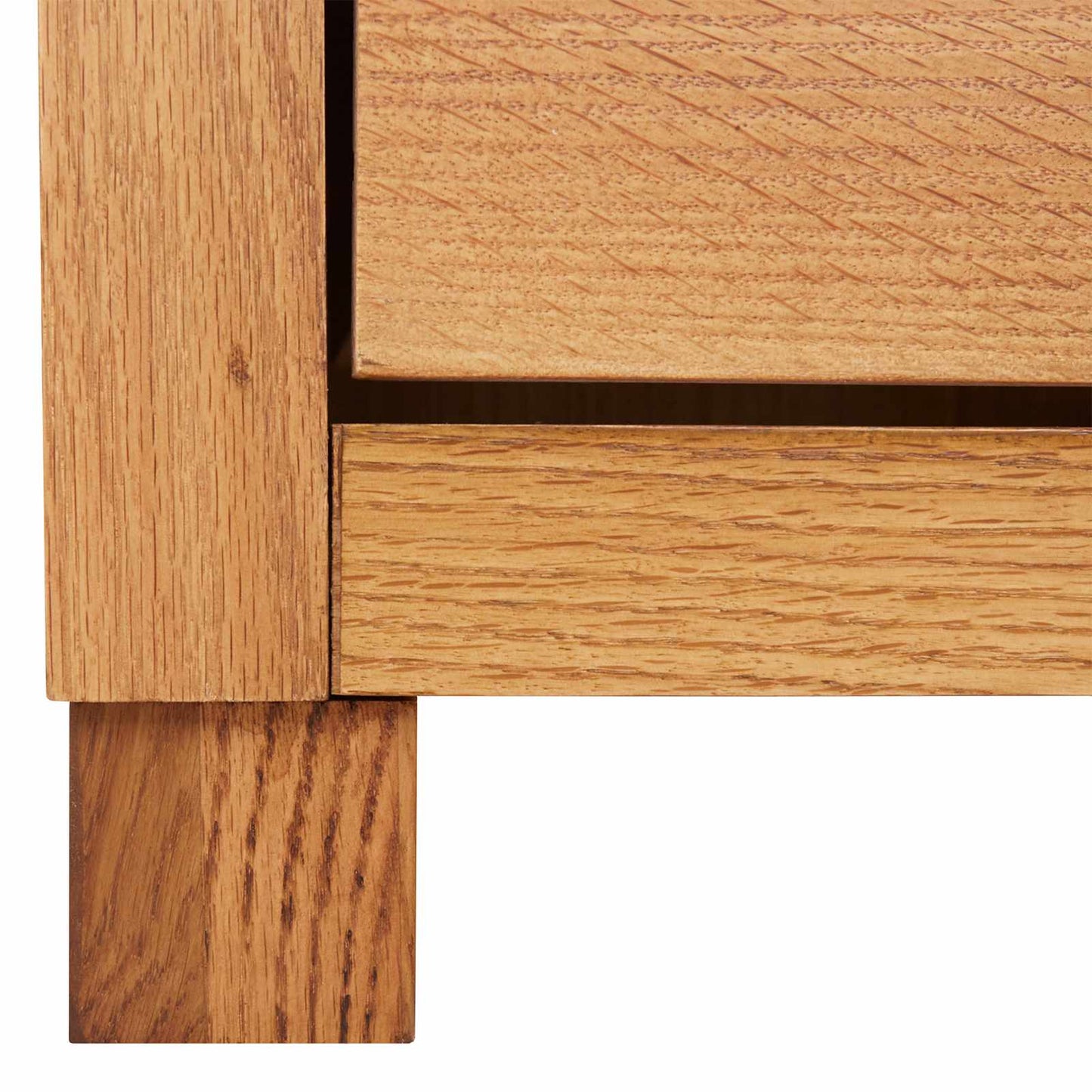 Kabinet med skuffe Brun 80 x 50 x 70 cm Massivt Eg Træ
