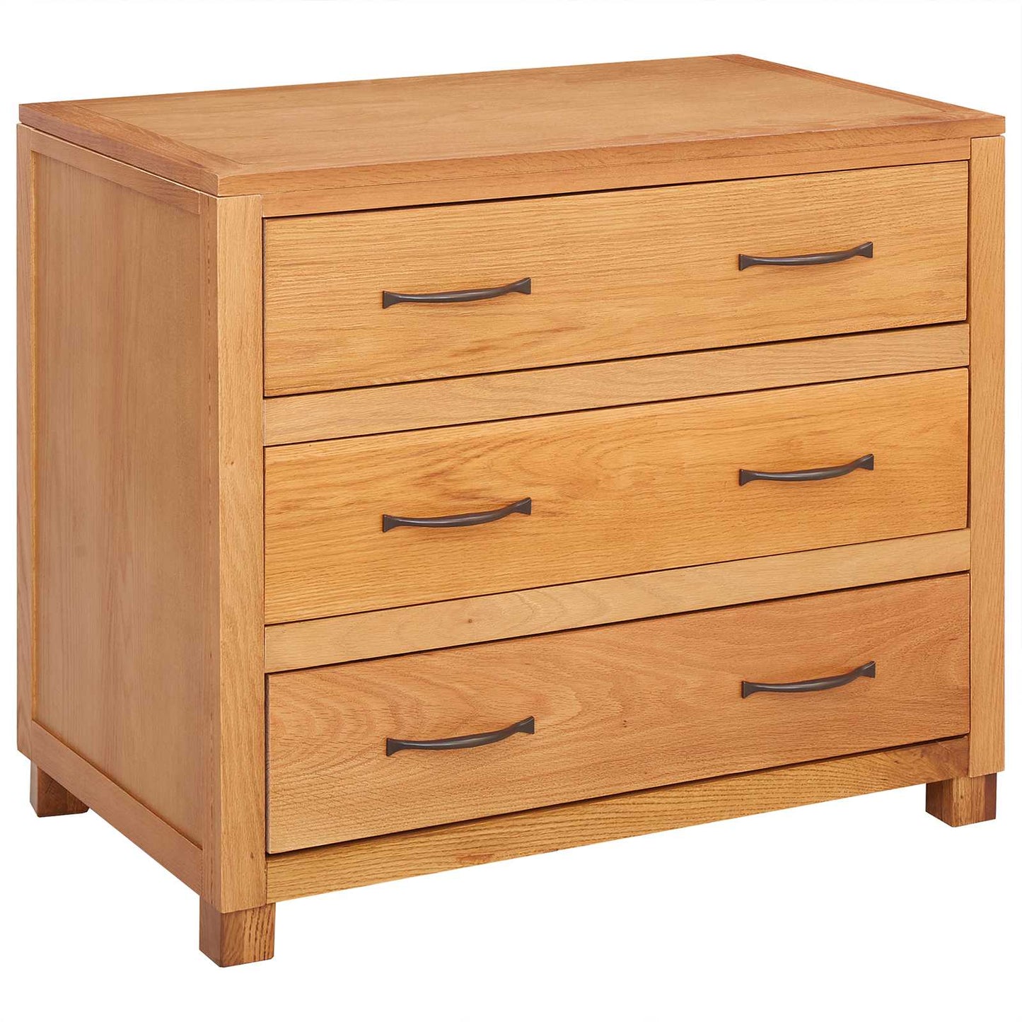 Kabinet med skuffe Brun 80 x 50 x 70 cm Massivt Eg Træ
