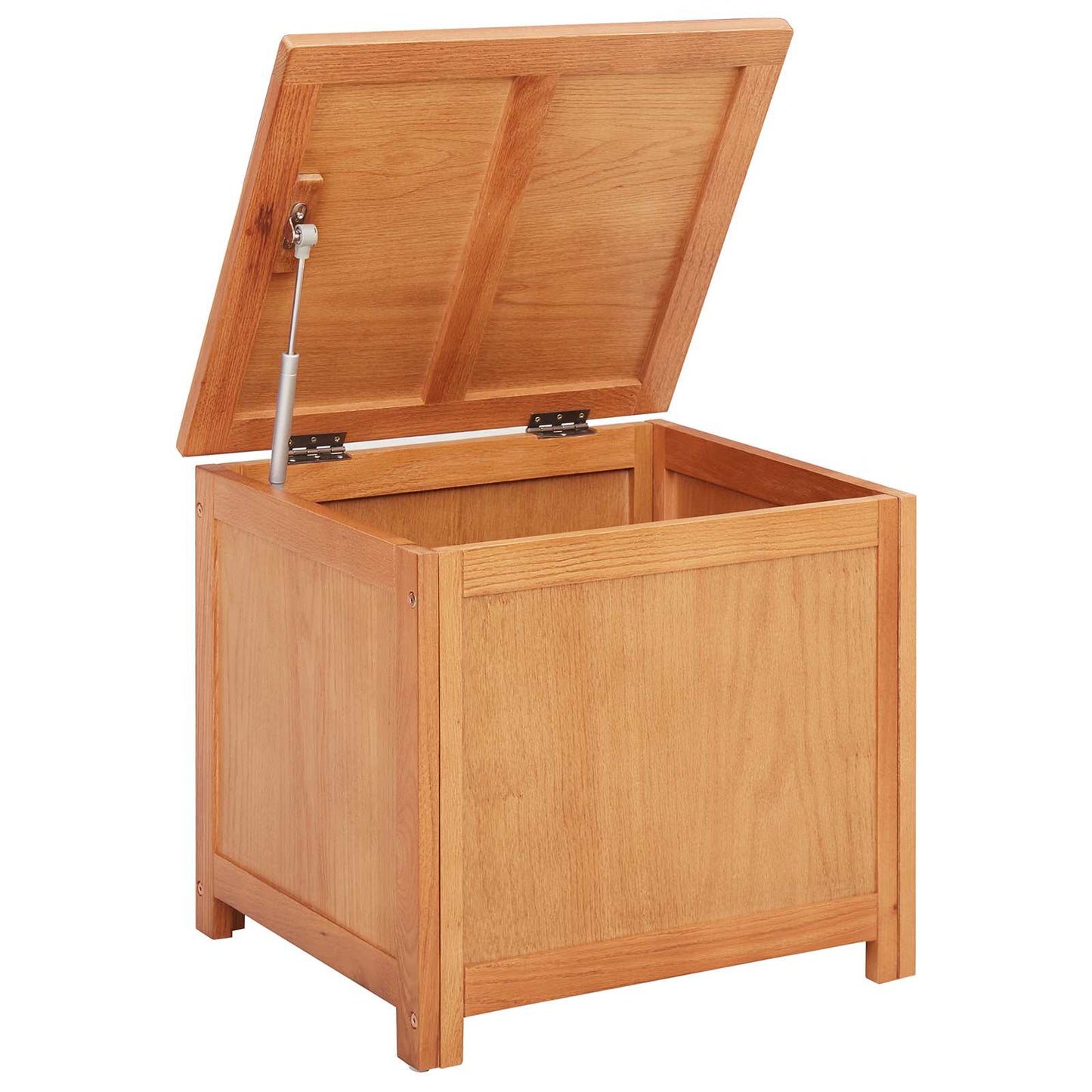 Opbevaringskasse med opbevaring 50 x 45 x 45 cm Massivt Eg Træ