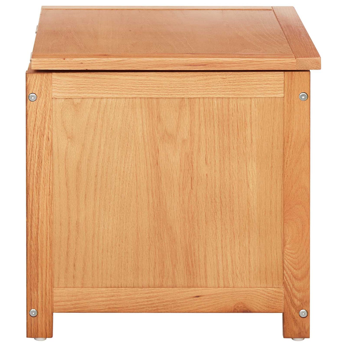 Opbevaringskasse med opbevaring 50 x 45 x 45 cm Massivt Eg Træ