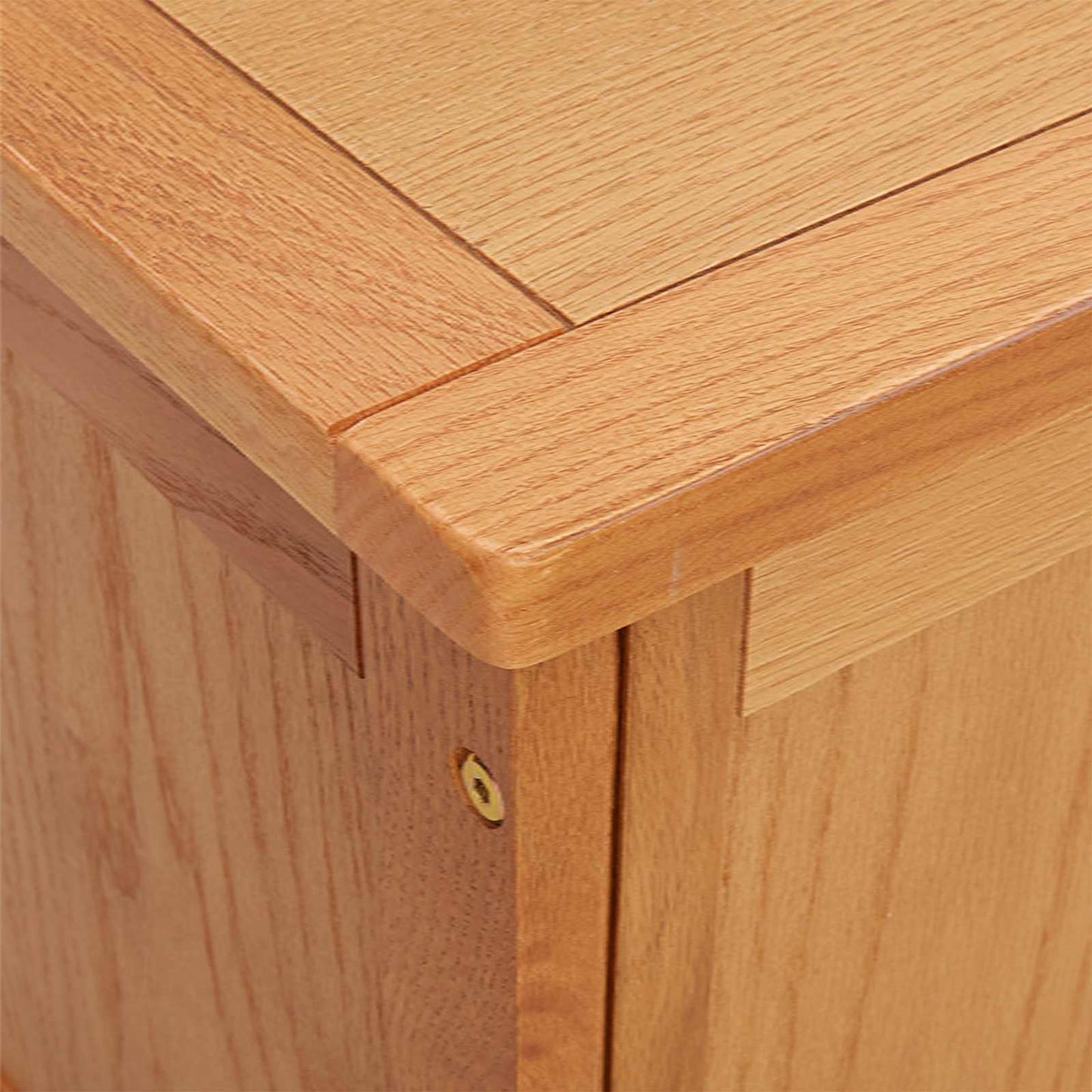 Opbevaringskasse 90 x 45 x 45 cm Massivt Eg Træ