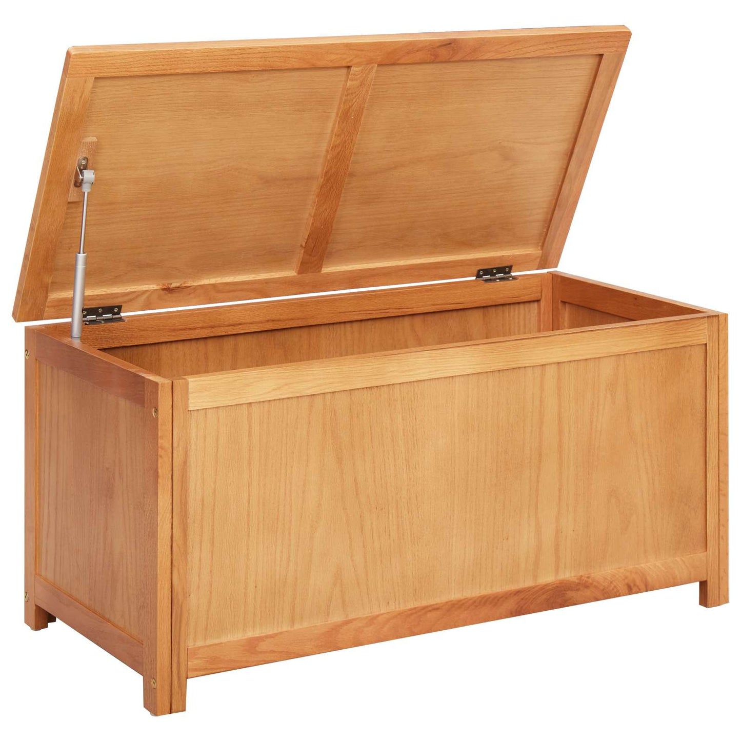 Opbevaringskasse 90 x 45 x 45 cm Massivt Eg Træ