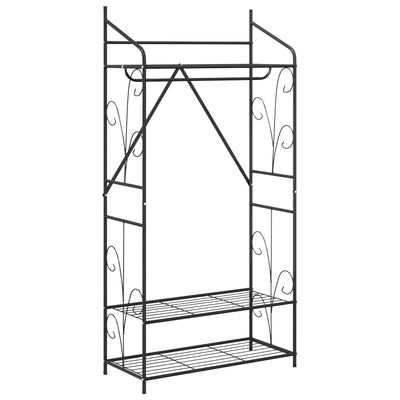 Åben Garderobe Ensfarvet 78 x 36 x 158 cm