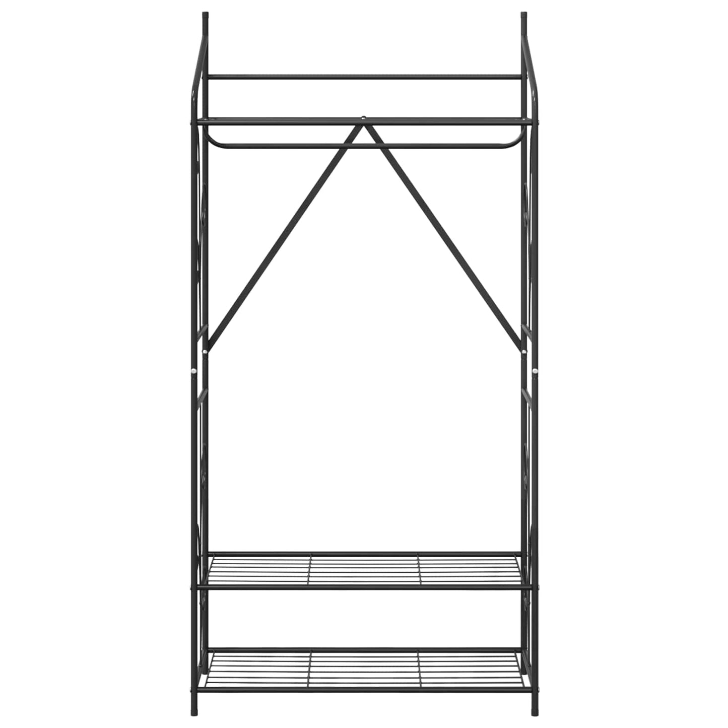 Åben Garderobe Ensfarvet 78 x 36 x 158 cm