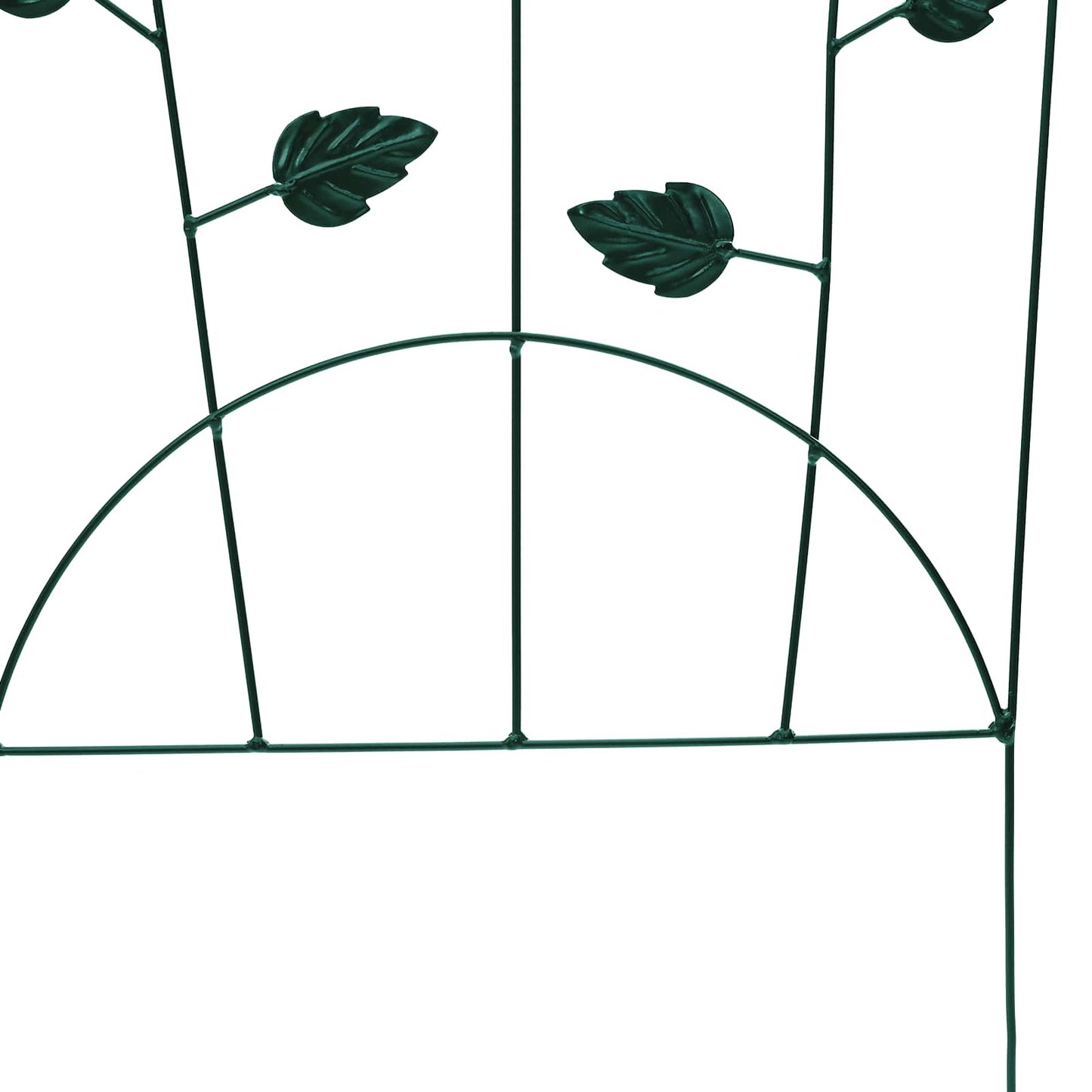 Havehegn 3 pcs Grøn 110,5 x 42,5 cm Stål