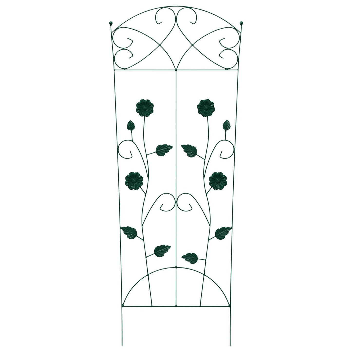 Havehegn 3 pcs Grøn 110,5 x 42,5 cm Stål