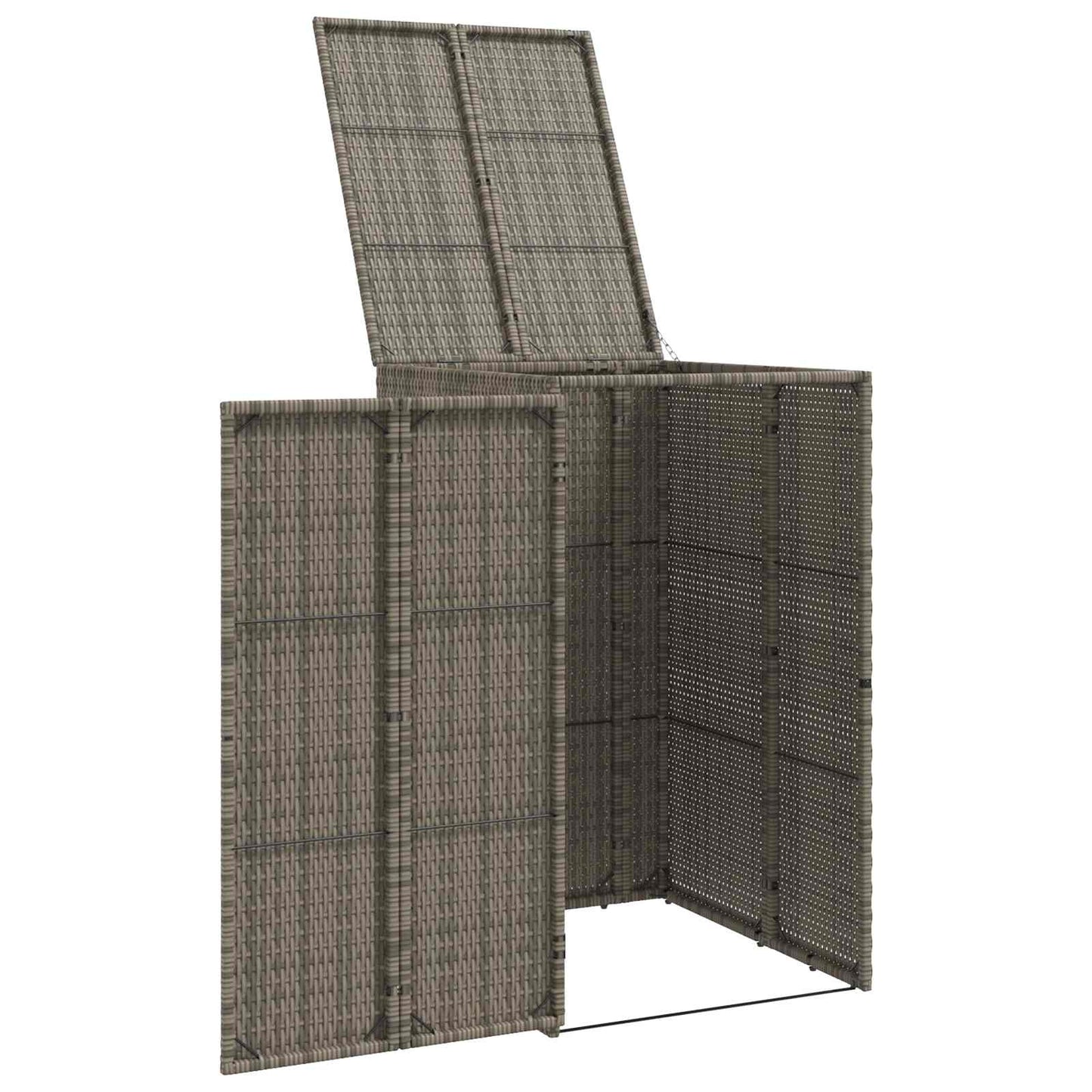 Affaldsbin boks Grå 65 x 80 x 115 cm Polyethylen