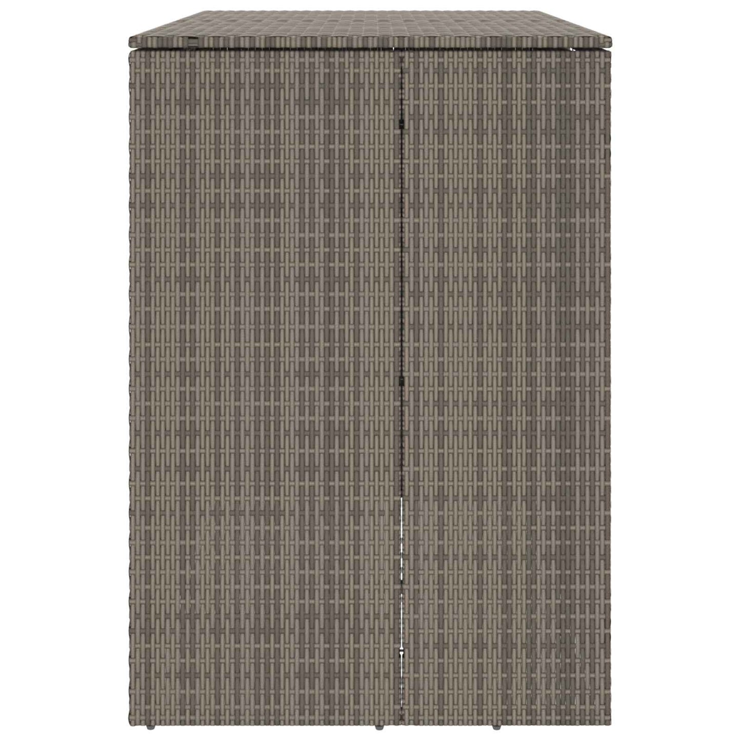 Affaldsbin boks 2 pcs Grå 130 x 80 x 115 cm Polyethylen