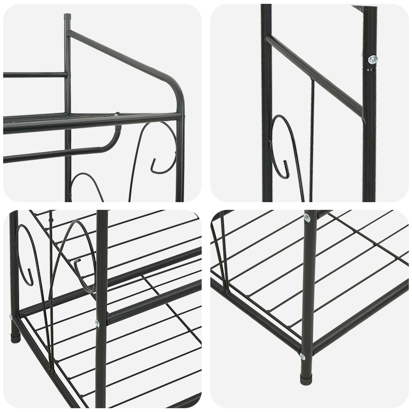 Åben Garderobe Ensfarvet 2 pcs 78 x 36 x 158 cm