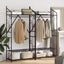 Åben Garderobe Ensfarvet 2 pcs 78 x 36 x 158 cm