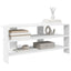 HjørneTVskab 102x40,5x45cm Hvid Konstrueret træ