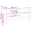 HjørneTVskab Sort 102x40,5x45cm Konstrueret træ