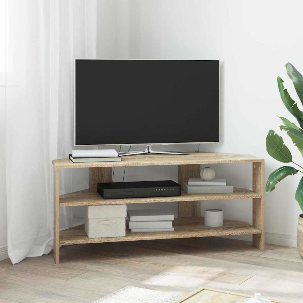 HjørneTVskab 102x40,5x45cm Sonoma eg Konstrueret træ