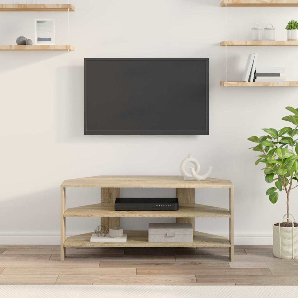 HjørneTVskab 102x40,5x45cm Sonoma eg Konstrueret træ
