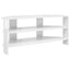HjørneTVskab Højglans Hvid 102x40,5x45cm Konstrueret træ