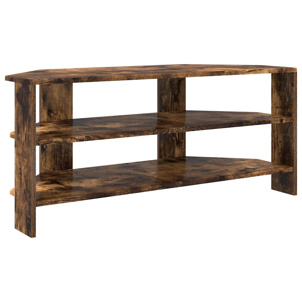 HjørneTVskab 102x40,5x45cm Røget eg Konstrueret træ