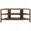 HjørneTVskab 102x40,5x45cm Røget eg Konstrueret træ