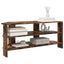 HjørneTVskab 102x40,5x45cm Røget eg Konstrueret træ