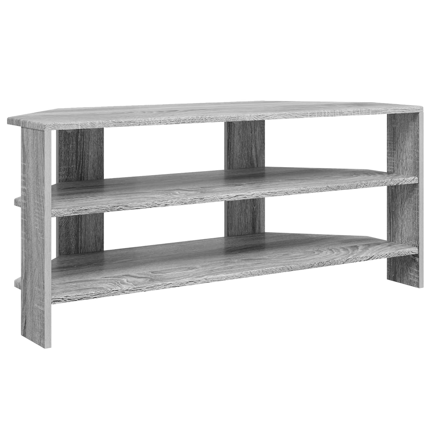 HjørneTVskab Grå Sonoma 102x40,5x45cm Konstrueret træ