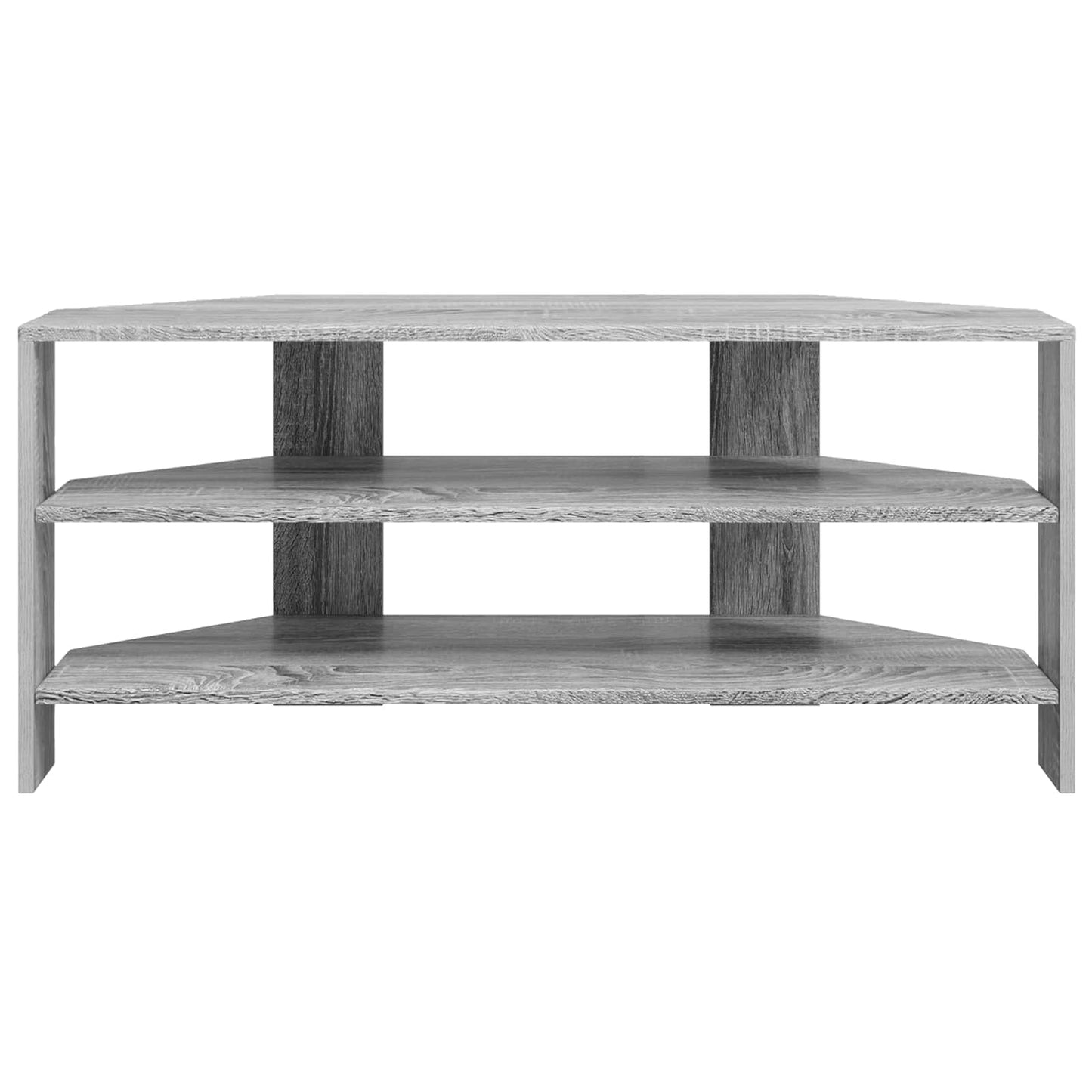 HjørneTVskab Grå Sonoma 102x40,5x45cm Konstrueret træ
