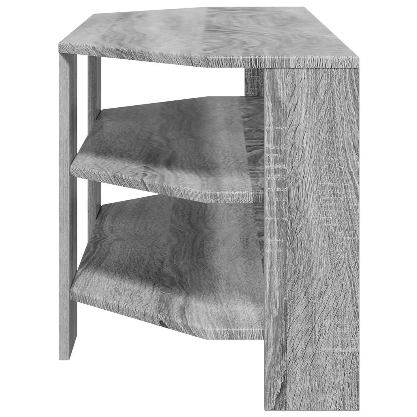 HjørneTVskab Grå Sonoma 102x40,5x45cm Konstrueret træ