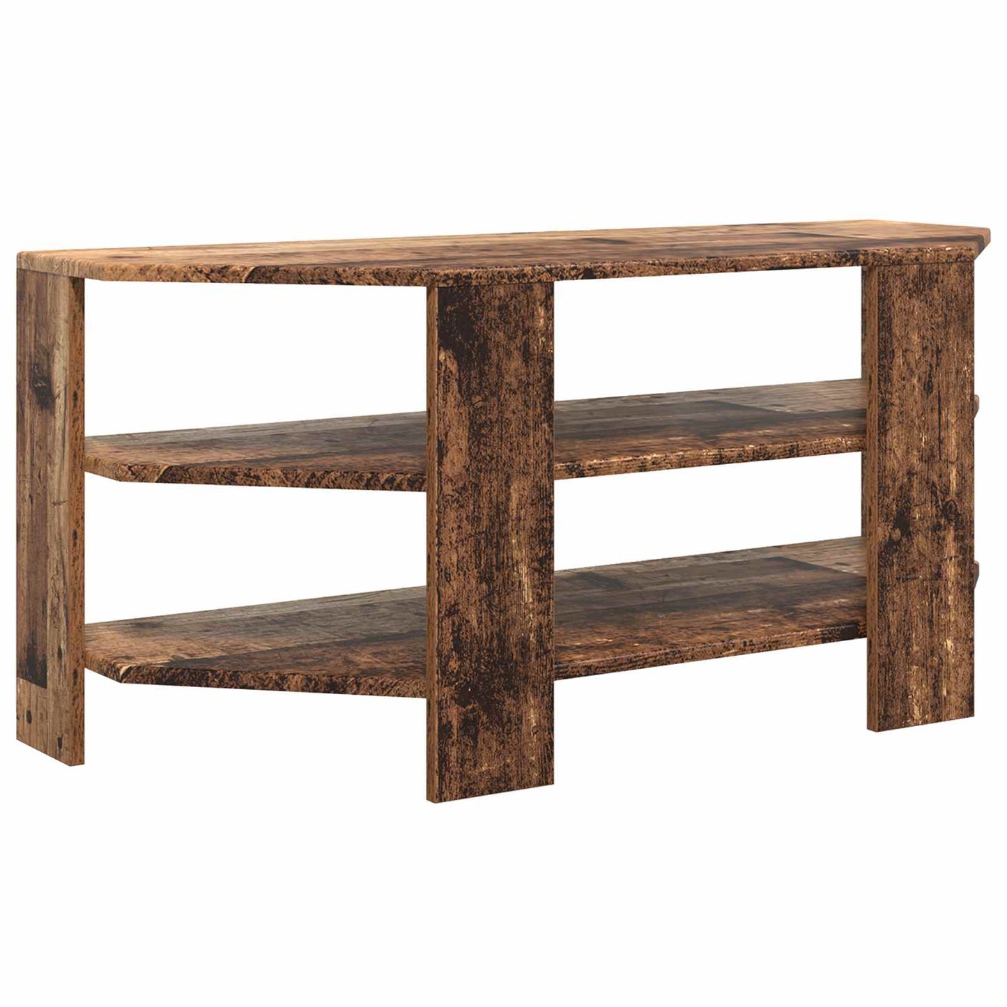 HjørneTVskab Gammelt træ 102x40,5x45cm Konstrueret træ