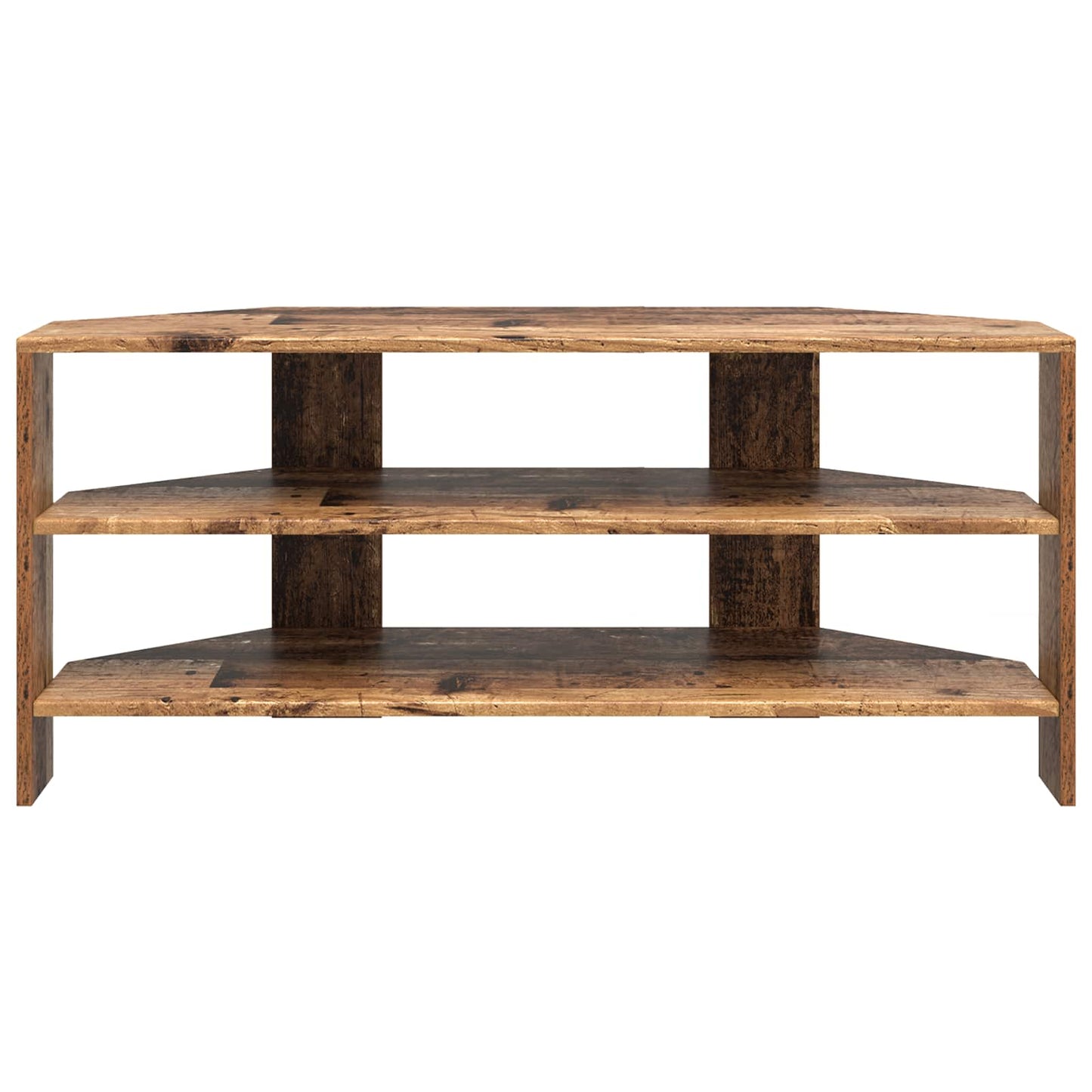 HjørneTVskab Gammelt træ 102x40,5x45cm Konstrueret træ