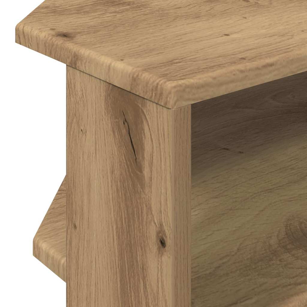 HjørneTVskab 102x40,5x45cm Artisan Egetræ Konstrueret træ