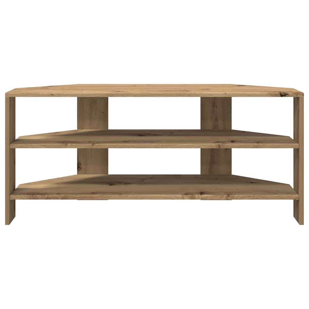 HjørneTVskab 102x40,5x45cm Artisan Egetræ Konstrueret træ