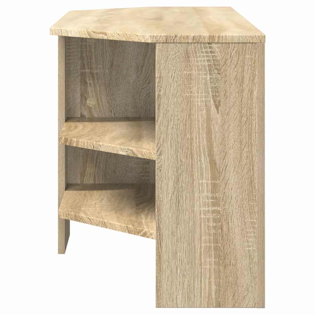 HjørneTVskab 102 x 40,5 x 45 cm Sonoma eg Konstrueret træ