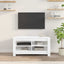 HjørneTVskab Højglans Hvid 102 x 40,5 x 45 cm Konstrueret træ