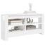 HjørneTVskab Højglans Hvid 102 x 40,5 x 45 cm Konstrueret træ