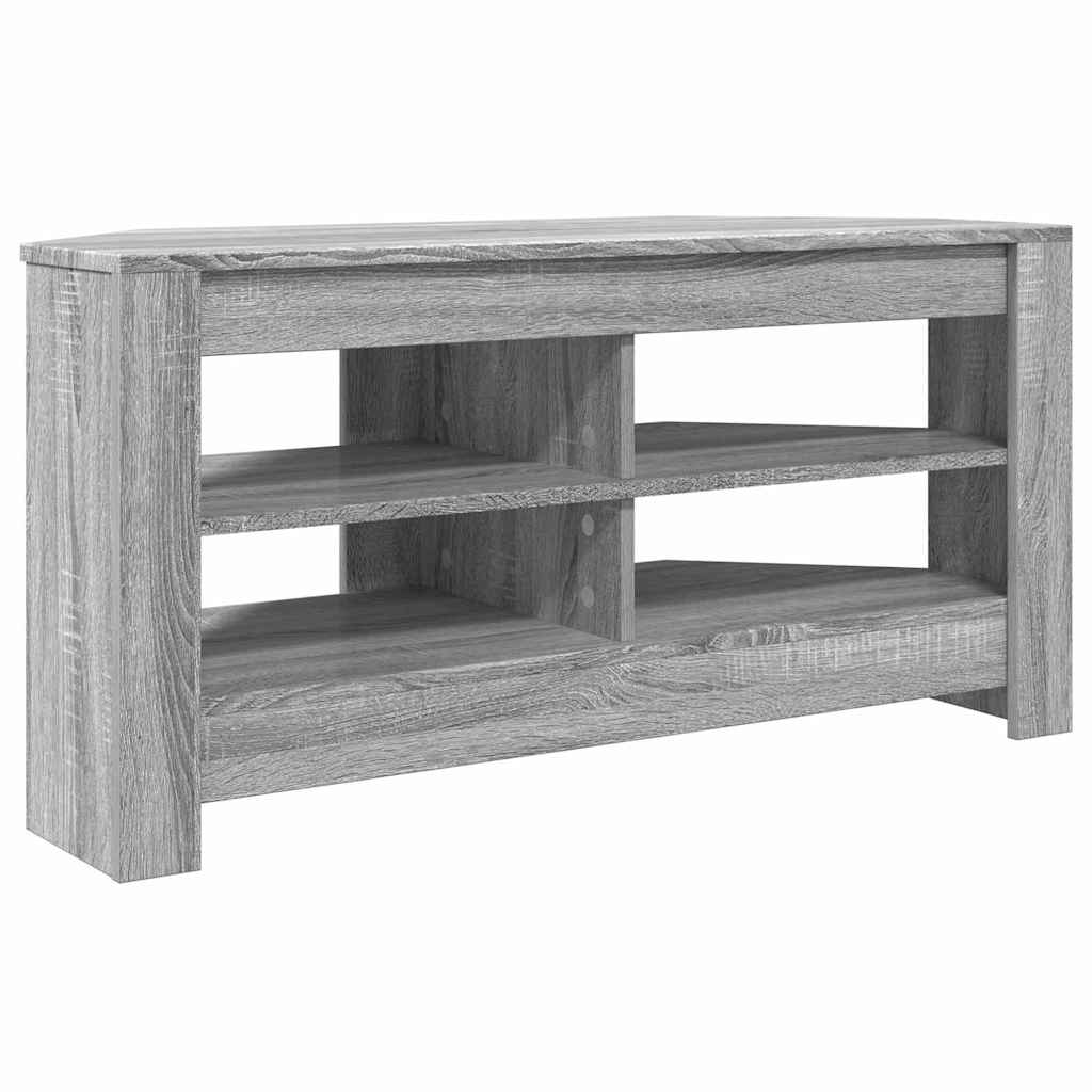 HjørneTVskab Grå Sonoma 102 x 40,5 x 45 cm Konstrueret træ