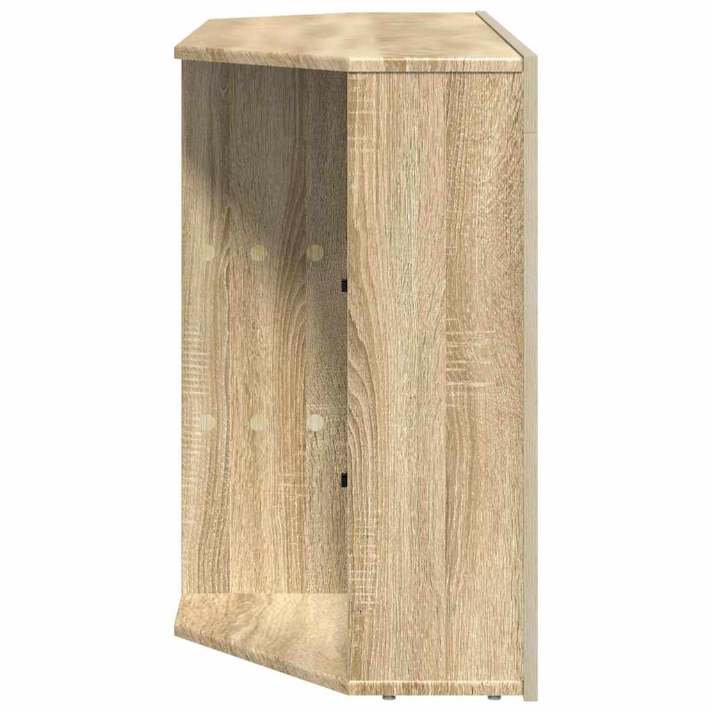 Hjørne LED TV Skab Sonoma eg 100x40x68cm Konstrueret træ