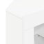 Hjørne LED TV Skab Hvid 100 x 40 x 50 cm Konstrueret træ