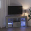 Hjørne LED TV Skab 100 x 40 x 50 cm Beton Grå Konstrueret træ