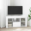 Hjørne LED TV Skab Vægmonteret Højglans Hvid 100 x 40 x 50 cm