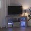 Hjørne LED TV Skab 100 x 40 x 50 cm Grå Sonoma Konstrueret træ