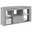 Hjørne LED TV Skab 100 x 40 x 50 cm Grå Sonoma Konstrueret træ