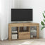 Hjørne LED TV Skab 100 x 40 x 50 cm Artisan Egetræ