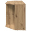 Hjørne LED TV Skab 100 x 40 x 50 cm Artisan Egetræ