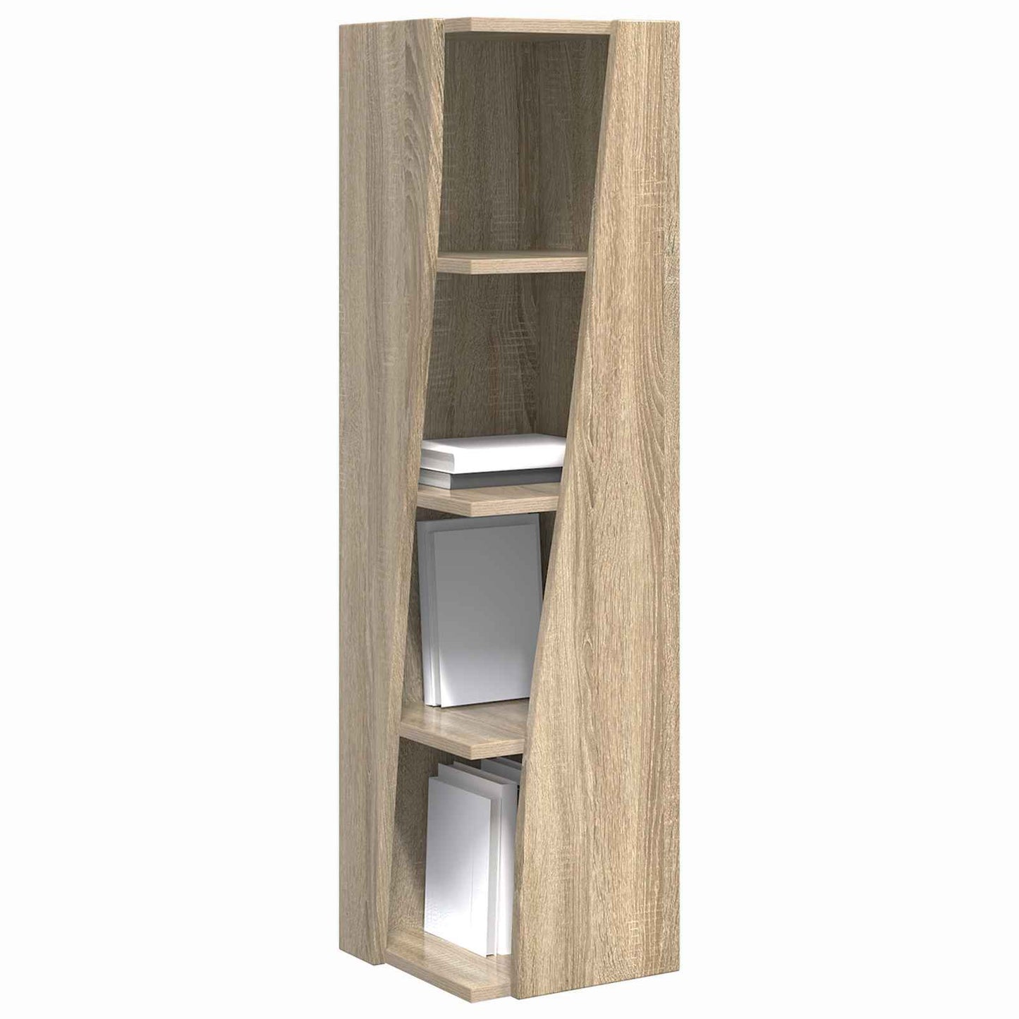 Hjørneskab 27,5x27x102cm Konstrueret træ Sonoma eg