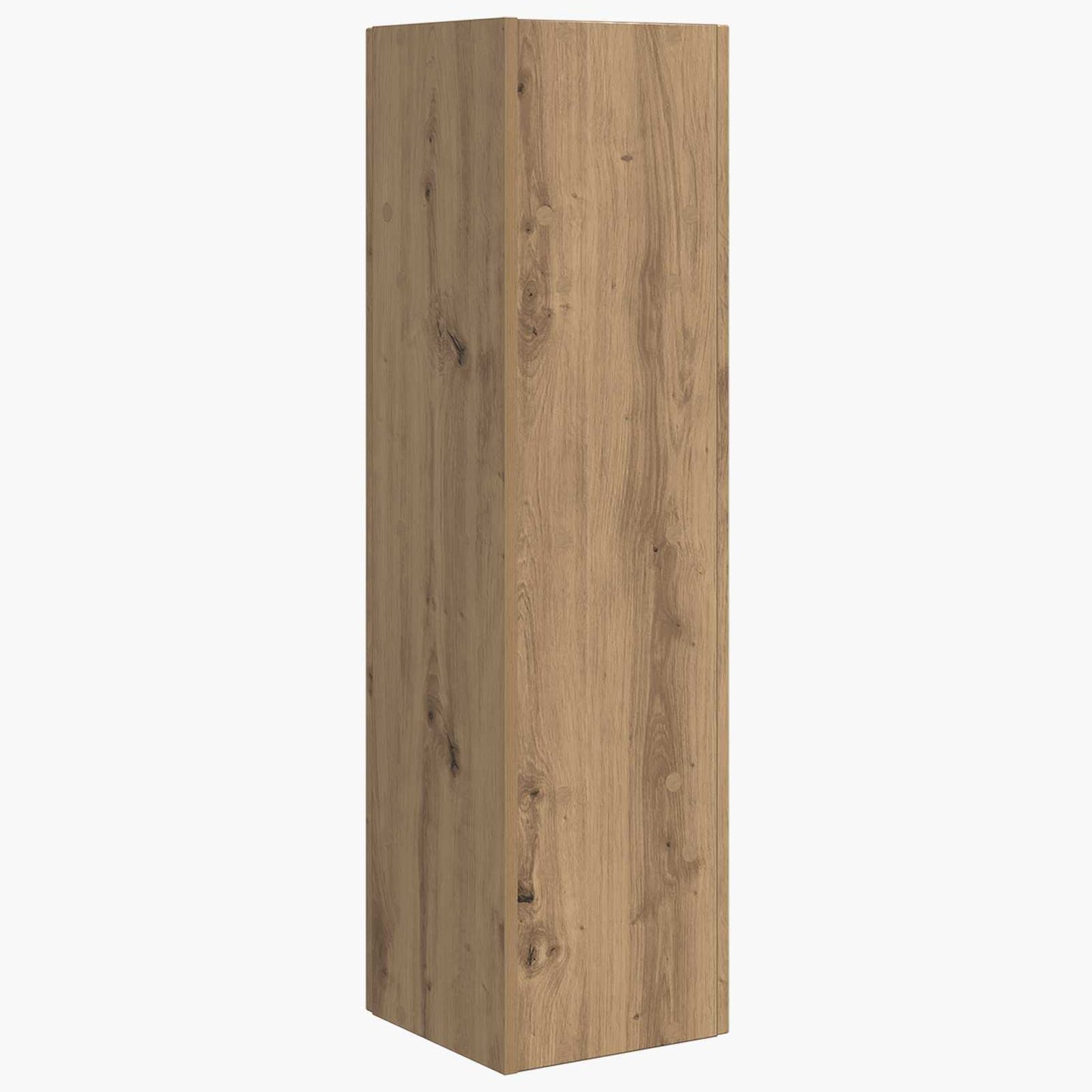 Hjørneskab 27,5x27x102cm Konstrueret træ Artisan Egetræ