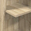 Hjørneskab 27,5x27x140cm Konstrueret træ Sonoma eg