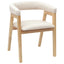 Spisestole 2 pcs Naturfarvet 54 x 57 x 73 cm Massiv Gummitræ