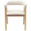 Spisestole 2 pcs Naturfarvet 54 x 57 x 73 cm Massiv Gummitræ