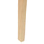 Spisestole 2 pcs Hvid 54 x 57 x 73 cm Massiv Gummitræ