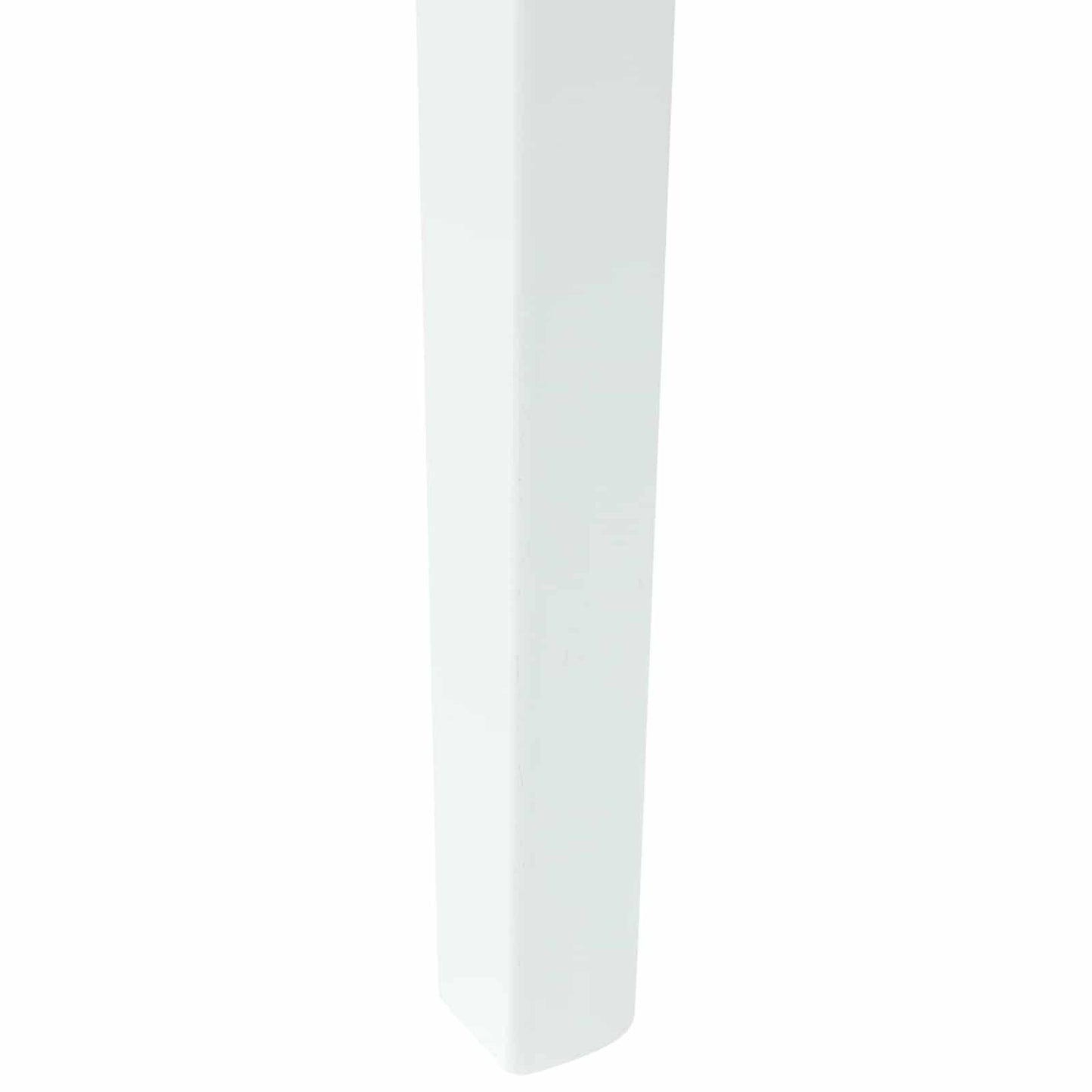 Spisestole 2 pcs Hvid 54 x 57 x 73 cm Massiv Gummitræ