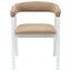 Spisestole 2 pcs Hvid 54 x 57 x 73 cm Massiv Gummitræ