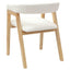 Spisestole 2 pcs Naturfarvet 54 x 57 x 73 cm Massiv Gummitræ
